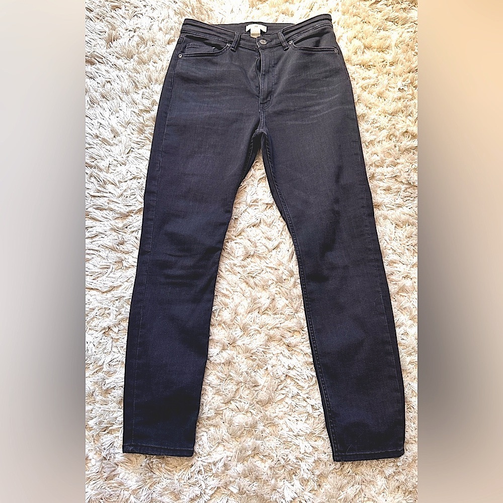 H&M highrise straight leg jeans